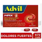 ADVIL MAX 72 CAPSULAS