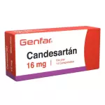 CANDESARTAN 16MG CAJA X 14 TAB