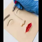 1 pieza Tatuaje de silicona facial