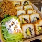 Especial Chicken Roll con ensalada