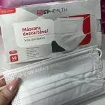 Mascara Descartável  Branca C/50