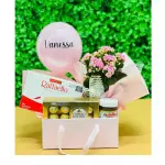 Cachepot com Alça | Chocolate e Flor
