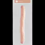 DILDO DOBLE DONG 12″ PIEL