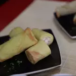 Arrollado jamón queso