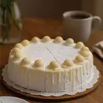 Tarta Raffaello con licor de coco