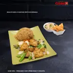 M34-Pescado Frito con Verduras