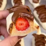 Coxinha Ninho,Nutella e Morangos