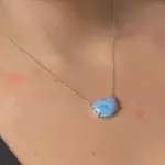 Cadena Canasta Larimar
