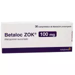 BETALOC ZOK 100MG 30 TABLETAS