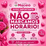 AVISO - NÃO MARCAMOS HORÁRIO!
