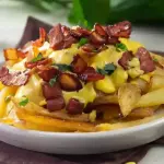 papas con cheddar
