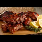 Costillas a la bbq