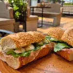 Baguete de Parma e burrata