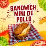 Sandwich mini de pollo