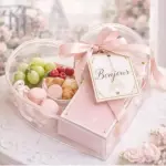 Cofre corazón acrilico con tapaRG511