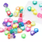 Fimos en forma de corazón multicolor