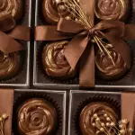 4 Mini trufas Rosa
