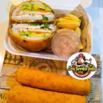Combo Sushi burger + 2 handrolls