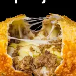 Pastel carne com queijo