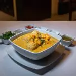 CALDO DE BOLA CON CAMARÓN