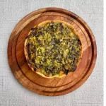 Tarta acelga y pollo.