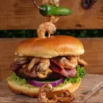 Hamburguesa Mar y tierra 🦐
