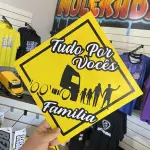 PLACA TUDO POR VOCÊS FAMÍLIA