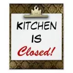 Cierre de cocina