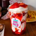 Fresas con crema