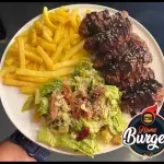 ALITAS BBQ/PAPAS Y ENSALADA