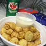 Nhoque frito caseiro de mandioquinha