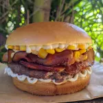 Burger Corn Bacon