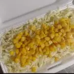Frango desfiado, Milho e Queijo