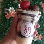 Brawnie branco de chocolate branco