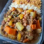 Guisado de lentilha com legumes