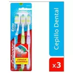 3 CEPILLOS COLGATE EXTRA CLEAN MEDIO