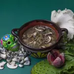 Caldo de 3 hongos VEGANO