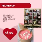 Brownie + cuchareable