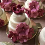 18unid Mini bolo bombom com flores