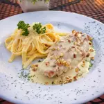 Pollo a la cuatro quesos