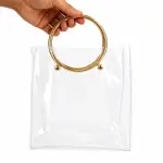 Bolsa vinilo aro metalico