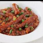 Schezwan baby corn