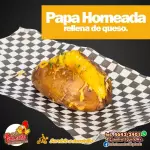 Papota de especies y queso americano