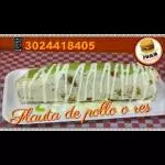 FLAUTA DE POLLO O CARNE MECHADA