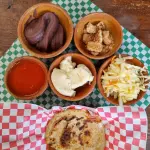 Pupusa de Frijol y chicharrón