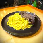Churrasco en pasta