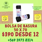 BOLSA DE BASURA 50 X 70  $390 DESDE