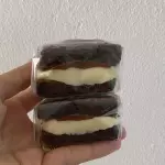 Brownie recheado ninho com nutella