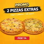 2 PIZZAS EXTRAS