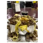 Papa asada con Arrachera